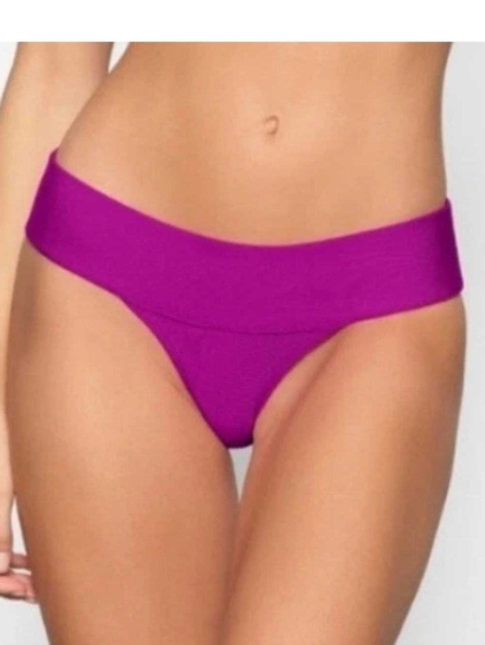 SKIMS Seamless Cheeky Bikini Bottom - Magenta
